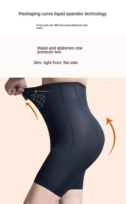 Plus Size 4-in-1 Shapewear Shorts – High-Waisted Tummy Control, Butt Lift & Leak-Proof Protection