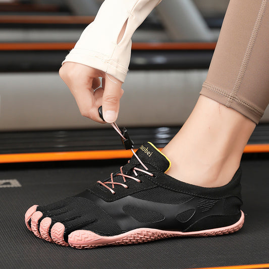 Orthopedic Toe Separator Barefoot Shoes for Bunion Relief – Women’s Minimalist Five-Toe Shoes for Walking, Yoga & Daily Wear
